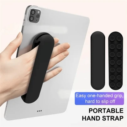 1pc Handed Tablet & Phone Grip With Arm Strap - Non-Slip Wrist Strap, Compatible With For Iphone, For IPad, For Android Devices