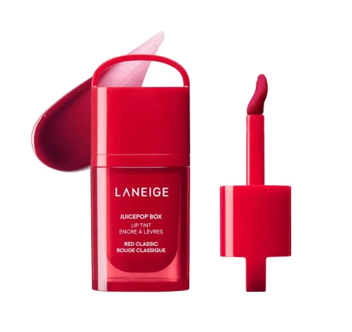 Laneige Juice Pop Lip Tint Red Classic 4.5g | Korean Glossy Lip Tint, Hydrating High Shine Lip Color, Long Lasting Juicy Lip Tint For Smooth Plump Lips - 紅色經典 - 查看 1