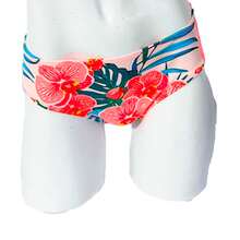 Bikini Mujer Con Olanes Hombros Descubiertos Traje De Baño Elegante Para Playa - Rojo - Ver 4