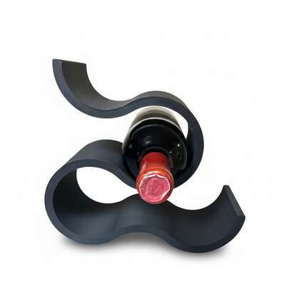 Suporte para Garrafa de Vinho Fosco Porta Vinho Decorativo Moderno