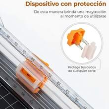 Cortador Papel Hoja Guillotina Plastico Regla Carta A4 Util Vmingo Mexico - 853 A4 - Ver 4