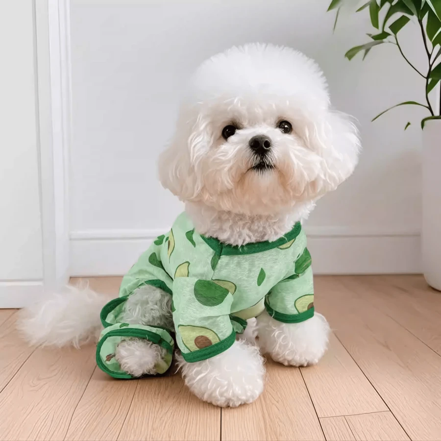 Lightweight Breathable 4-Leg Pet Clothes, Suitable For Teddy, Poodle, Puppy And Other Small Dogs - Pink - View 1