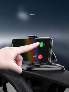 Universal Car Dashboard Phone Mount - Mouse-Shaped Anti-Slip Holder, Easy One-Hand Operation For All 4.7-6.7 Inch Smartphones - A - View 6