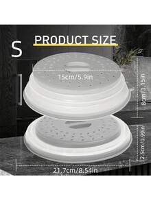 1pc Silicone Microwave Splash Cover, Food And Fruit Microwave Drain Cover, Microwave Food Cover, Microwave Plate Cover, Microwave Lid, Kitchen Essential, Dishwasher , Kitchen Utensils, Kitchen Accessories, Food Cover, Kitchen & Home Supplies - Multicolor - View 11