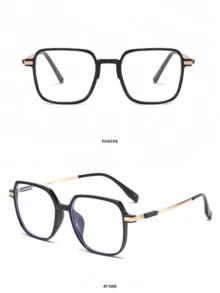 1 Pair Unisex Light-Sensitive Photochromic Glasses, Suitable For Computer & Mobile Phone Use - A - View 7