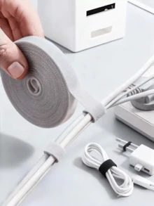 1/3 Roll Reusable Self-Adhesive Magic Binding Strap, Strong Sticky Multi-Functional Cable Organizer, Wire Tie, Plant Fixation - Straps - View 5