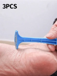 1pc Foot Care Tool, Callus Remover, Foot Scraper For Removing Dead Skin, Professional Foot Care Tool For Dry, Cracked Skin, Ideal Gift - Multicolor - View 4