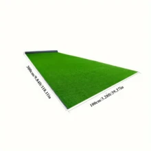Césped artificial, fácil de limpiar, alfombra de césped artificial de alta calidad, adecuada para jardín interior/exterior, decoración de parque infantil, amigable con las mascotas, césped artificial para balcón y patio - césped - Ver 12