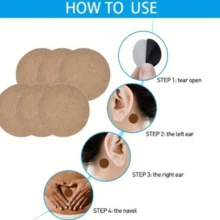 30/60 miếng dán chiết xuất thực vật tự nhiên, miếng dán mini - Sử dụng 30 phút trước khi đi du lịch - Thích hợp cho máy bay, du lịch, du thuyền, xe buýt và ô tô, vật dụng cần thiết khi đi du lịch, mùa tựu trường. - 1 gói - Xem 2