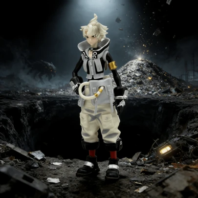 1个动漫角色夜之领主雕像，游戏动漫手办展示礼品，游戏桌面收藏摆件，房间装饰，做工精细，细节丰富，适合作为朋友生日礼物、节日惊喜礼物、宅文化空间装饰、情感礼物、毕业纪念品、友谊礼物、节日礼物、圣诞节和新年双节礼物、情人节礼物、男孩玩具、新年礼物