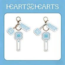 Móc khóa hình gậy phát sáng Hearts2Hearts, mặt dây chuyền acrylic, bộ 3 món, hàng hóa dành cho người hâm mộ H2H. - Nhiều màu - Xem 2