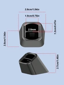 通用车载手机支架 - 可调节仪表盘和空调出风口夹式安装，L 型，可与非充电式塑料手机导航支架兼容，中控台粘性固定手机支架底座 - 黏貼式固定底座架 - 查看 8