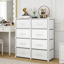 1pc White And Black Multi-Layer Large Capacity Portable Closet With Drawers,Multifunctional Portable Cube Storage Cabinet,Floor Storage Rack,Dustproof Wardrobe, Shelves, Shoe Rack, DIY Freestanding Display, Easy Assembly,Single Row And Double Row Optiona,Suitable For Indoor Storage, Bedroom, Kitchen, Living Room, Study, Office Storage, Holiday Storage, Holiday Gift, Mother's Day Gift,Spring Organizer - Multicolor - View 6