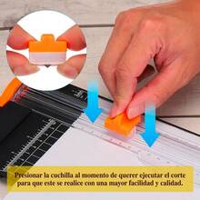Cortador Papel Hoja Guillotina Plastico Regla Carta A4 Util Vmingo Mexico - 853 A4 - Ver 3