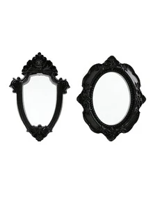 Bộ 6 khung ảnh nhựa rỗng màu đen cổ điển sang trọng kiểu Baroque, trang trí nhà búp bê theo phong cách cổ tích, tượng phong cảnh thu nhỏ thủ công, trang trí cửa sổ, quà tặng bất ngờ cá nhân hóa cho gia đình và bạn bè, phụ kiện trang trí phong cảnh DIY cho trang sức và nghệ thuật làm móng. - Nhiều màu - Xem 10