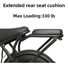 Adult Electric Bicycle, 36V 15AH Battery, 500W Motor (Peak 1100W), Top Speed 45 Km/H, Range 50 Km/100 Km, 20-Inch * 4.0 Wide Tires. - 加 - 查看 10