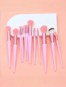 33pcs Makeup Brush Set (With Drawstring Pouch), Including Blush Brush, Foundation Brush, Eyeshadow Brush, Contour Brush, Eyeshadow Brush, Soft Hair Brush, Blush Brush, Professional Makeup Brush Set, Women Makeup Brush Set, Face Cleansing Brush Set, Makeup Brush Set, Makeup Brush Set, Makeup Brush Set, Complete Makeup Brush Set, Makeup Brush Set, Makeup Brush Set, Makeup Gift Set - Multicolor - View 5