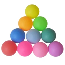 40mm Pelotas de tenis de mesa de plástico de colores, adecuadas para juegos, fiestas, manualidades DIY y juguetes para mascotas - Multicolor - Ver 1
