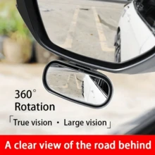 1PC/2pcs 360° Rotating Blind Spot Mirror, Universal 360° Rotatable Car Wide-Angle Blind Spot Mirror, Blind Spot Reduction, Easy Install Enhanced Visibility ,Safety,360° Wide Angle Blind Spot Mirrors ,HD Glass Clip-On Rearview & Side Mirror Extenders - Multicolor - View 7