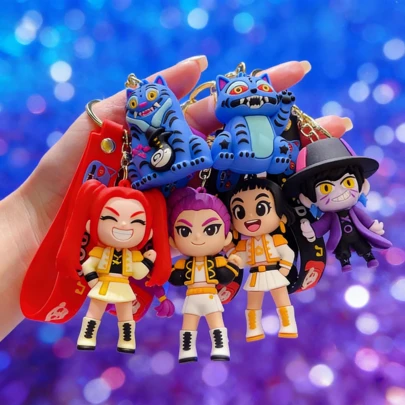 1 stuk Anime Heksenjager Accessoire | Leuke Heksenjager Sleutelhanger | Creatief Speelgoed Geschikt voor Tieners | Perfect Cadeau voor Vrienden en Familie | Feest- en Autodecoratie