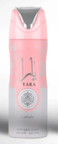 Lattafa Yara Desodorante Perfumado Spray Corporal de Larga Duración 200 ML - Paquete de 2 Fragancias Suaves de Cuidado Corporal - Múltiples aromas - Ver 2