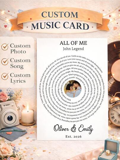 Thiệp in lời bài hát theo yêu cầu, tranh in lời bài hát cá nhân hóa theo phong cách đĩa than, tranh nghệ thuật âm nhạc có thể đóng khung, đồ trang trí âm nhạc tùy chỉnh, tranh ảnh lời bài hát cá nhân hóa, đồ trang trí kỷ niệm lãng mạn cho cặp đôi, thiệp in nhạc tùy chỉnh 5x7, thiệp trưng bày lời bài hát cá nhân hóa, tranh nghệ thuật âm nhạc ảnh tùy chỉnh, quà tặng âm nhạc độc đáo, đồ trang trí nhà cửa, tranh lời bài hát có thể đóng khung.