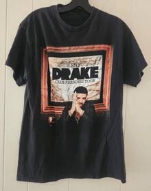 2026 VTG Drake CLUB PARA DISE TOUR Cotton Black S-5XL T-Shirt All Sizes - 返回 2 - 查看 6