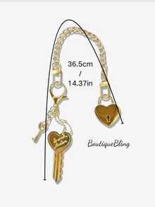 1pc U-Shaped Padlock With Key, Luggage Lock, Multi-Color Mini Key Padlock, Febwind Metal Hanging Lock, Luggage Padlock, Plastic-Coated Copper Key Padlock, Suitable For Luggage, Backpacks, Boxes, Laptop Bags, Also Suitable For Decorating Hobo Bags - Multicolor - View 14