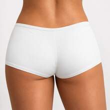 Women's Second Skin Shorts, Underwear/Slip-On Shorts To Wear Under Skirts And Dresses, Women's Fashion, Premium Short Shorts - trắng - Xem 4