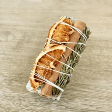 白鼠尾草、橙肉桂鼠尾草熏香棒，用于清洁金钱空间，消除负能量，附带说明书 - 多色 - 查看 11