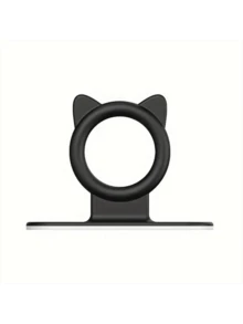 1个可爱猫耳造型马桶座圈挂钩 - 时尚实用的浴室配件，塑料材质，安装简便，节省空间，握感舒适 - 多色 - 查看 14
