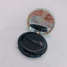 Rhinestone Thin Cushion Compact, High-End BB Cream Packaging, Foundation Concealer Refill Empty Case, Replacement Refill Case - White - View 5