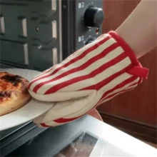 Style Polka Dot Heat-Resistant Oven Mitts For Home Use,Japanese Microwave Gloves Kitchen Gloves Heat Resistant Gloves - Multicolor - View 3