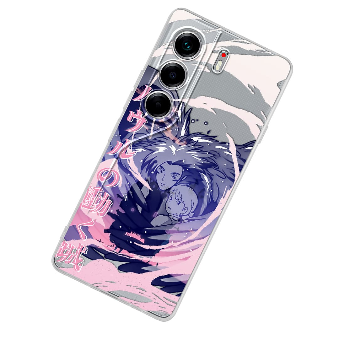 Funda Compatible con Tekno Guibli EStudio Sofia Howl El Castilo Bagavundo Anime Carcasa Anticaídas a Prueba De Golpes TPU. - transparente - Ver 1