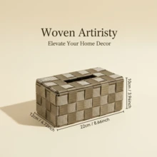 这款纸巾盒采用聚丙烯纤维制成，适用于卧室、客厅、餐桌、办公室、酒店等各种场合，防水材质。 - 卡其色 - 查看 8