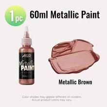 Cat Akrilik Metalik 60ml - Tersedia Berbagai Warna untuk Kanvas, Kerajinan Tangan, dan Proyek DIY - Sepotong Tunggal - View 14