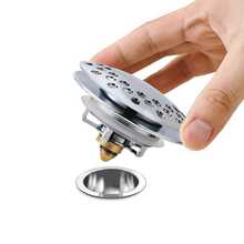 Brass Bathtub Drain, Pressure Activated Bathtub Stopper, Anti-Odor Anti-Clogging Bathtub Drain - A - View 4