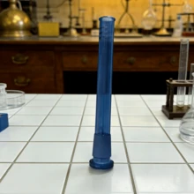 Ống thủy tinh borosilicate cao cấp, dài 14,5cm, làm thủ công và có thể tái sử dụng. - A - Xem 10