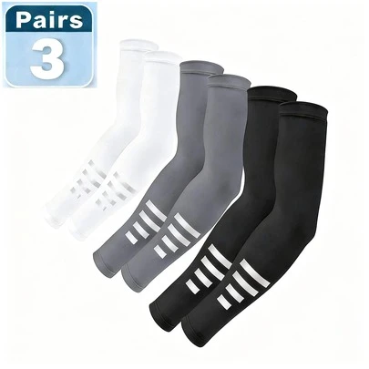 UPF 50+ UV Protection Cooling Arm Sleeves, Compression Sports Arm Covers, Suitable For Cycling, Golf, Basketball, Football, Unisex