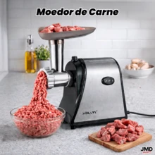 Moedor de Carne Elétrico Doméstico 1500W para Almôndegas Kibes e Recheios - Multicolorido - Visão 2
