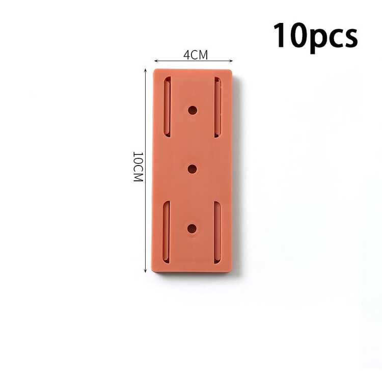 10pcs Baby Room Power Strip Holder, Self-Adhesive Wall Hook Outlet Organizer, Powerful Seamless Wall-Mounted Cable Organizer With Bracket - Multicolor - View 11