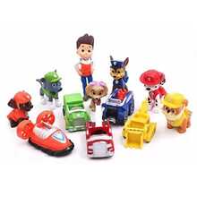 Paw Patrol 一套“汪汪队立大功”全系列玩具人偶，包含12个可收藏人偶，是理想的生日礼物 - 彩色 - 查看 9