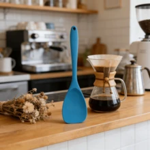 [2/4 piezas] Juego de espátulas de silicona, espátulas de goma resistentes al calor, raspadores suaves sin costuras antiadherentes, aptos para hornear/cocinar mezclar, utensilios de cocina aptos para lavavajillas (Rojo/Rosa/Naranja/Azul) - Rojo - Ver 8