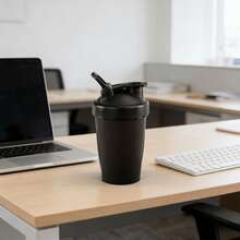 400ml Portable Milkshake Shaker Bottle, Fitness Supplement Protein Powder Cup - Multicolor - View 11