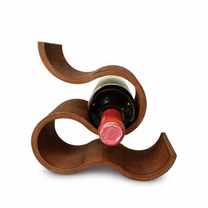 Suporte para Garrafa de Vinho Fosco Porta Vinho Decorativo Moderno
