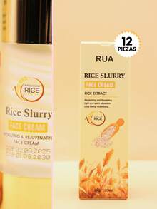 Crema facial de arroz, aclarante, desvanece manchas e hidrata la piel. 12 piezas - Niacinamide - Ver 3