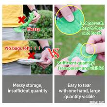 1–2 Packs(S) Of & Pet Waste Bags - Dog Poop Bag Dispenser & Pickup Kit - Pet Cleaning Supplies - View 3