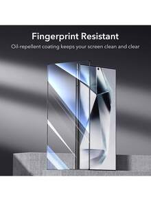 XINHONGYU 防震安卓钢化玻璃屏幕保护膜三片装，高清屏幕保护膜，兼容三星Galaxy S系列，支持0.2秒指纹解锁，包含自动清洁工具和自动对齐工具，兼容三星Galaxy S25 Ultra/S25+/S25/S24 Ultra/24 Plus/24/23/22/21，25D高清钢化玻璃，全覆盖，防指纹，防摔，防刮花，无气泡，智能手机屏幕保护膜，手机配件，生日礼物，春日周年纪念礼物 - 無色 - 查看 3