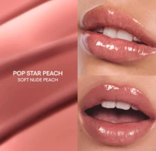Laneige Juice Pop Lip Tint Pop-Star Peach 4.5g | Korean Glossy Lip Tint, Hydrating High Shine Lip Color, Long Lasting Juicy Lip Tint For Smooth Plump Lips - 流行歌星桃子 - 查看 2