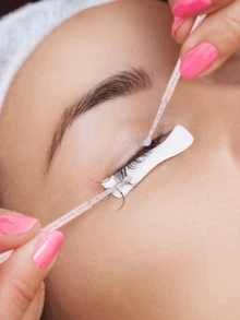 500/200/100支装一次性微型刷，适用于睫毛嫁接、睫毛胶清洁、睫毛刷、眉刷、眼影刷、唇彩和迷你棉签（水晶粉） - 粉色 - 查看 4